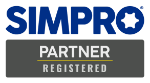 Simpro partner registered logo