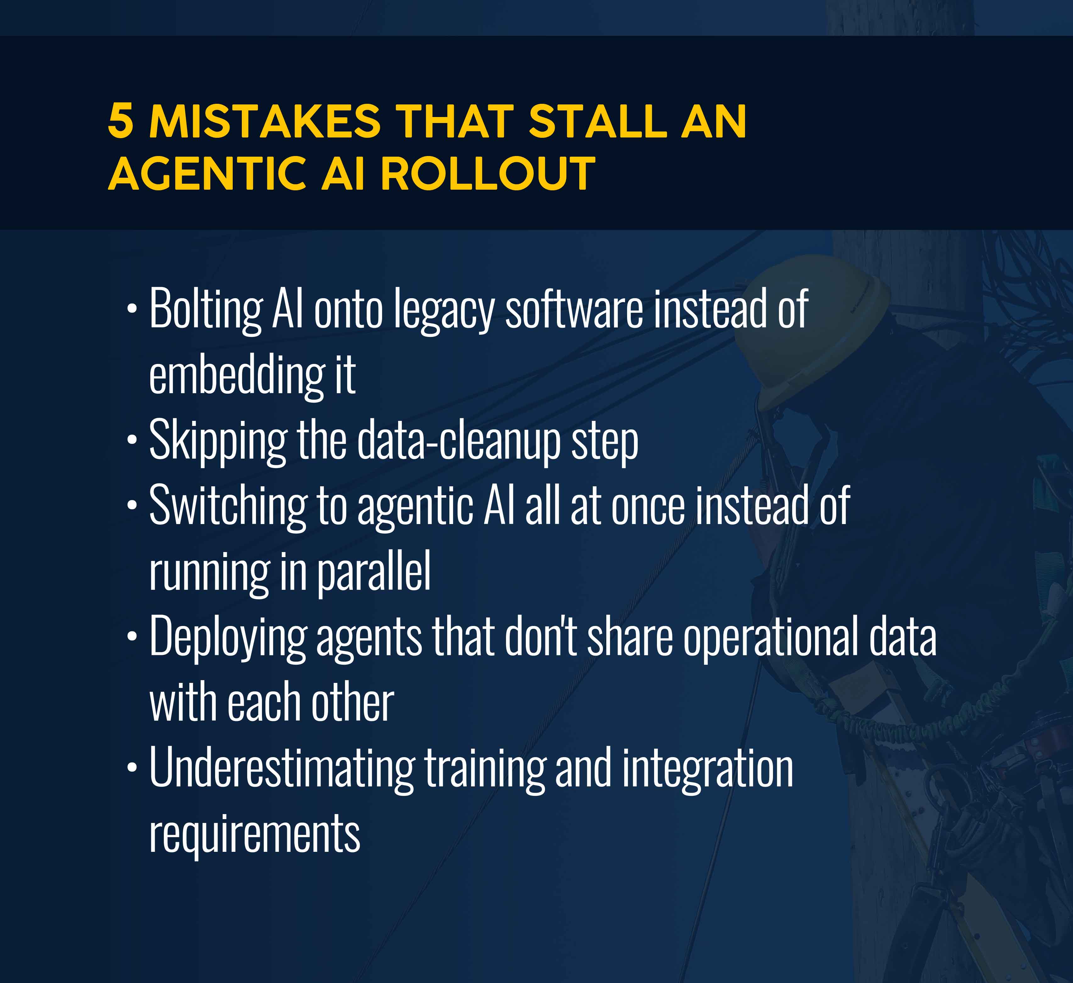 5 Mistakes to Avoid When Adopting Agentic AI in Field Service